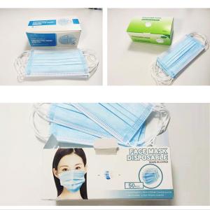 S&J Non-Woven mask protective medical 3 ply face mask disposable dust-proof