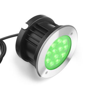 VDE Rubber Waterproof Underwater Led Lights 380LM DMX512 Control RGB 9W