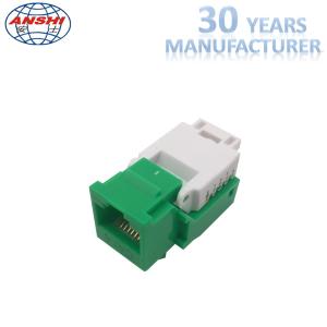 CAT6 RJ45 Keystone Jack With Dust Cover
