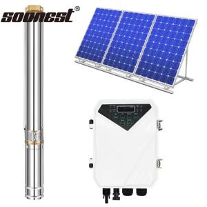 150M 3 Inch Solar Water Pump Dc48V Solar Borehole Deep Well Water Pump 5Hp Solar Submersible Water Pump