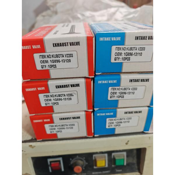 1G896-13120 1G896-13110 Engine Valve For KUBOTA V2203 V2403