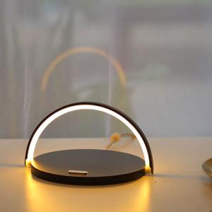 3 In 1 5000K Phone Charging Bedside Lamp , Wireless Nightstand Lamp