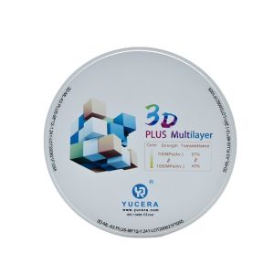 Yucera Ceramic 3D Plus Multilayer Dental Zirconia Blocks CAM for Lab Use