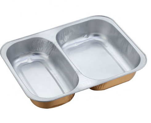 Quality FDA Rectangular Airline Food Aluminium Takeaway Containers wholesale