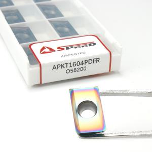 Speed APKT1604PDFR 10pcs Polished/DLC Coated Aluminum Carbide Inserts for