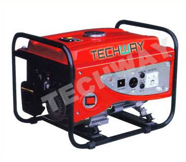 5KW Mobile Electric Generator With Wheels , Single Three Phase portable petrol