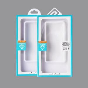 ODM Phone Case Packaging Box Plastic Inner Support With Window Hook