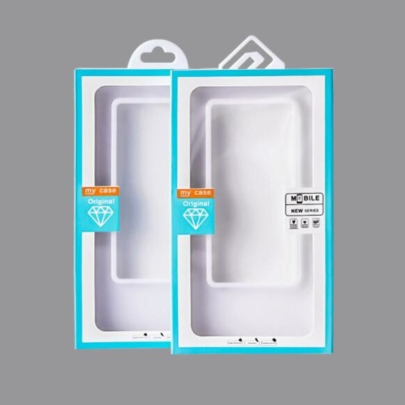Quality ODM Phone Case Packaging Box Plastic Inner Support With Window Hook wholesale
