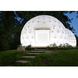 Ultra Light Dome Inflatable Tent , Inflatable Tea House Tent With Led Light