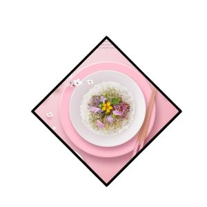 27.8 Inch Wall Mounted Square Advertising Display Durable Aluminum Frame And