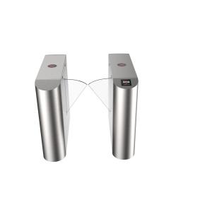 304 Stainless Steel High Security Automatic Flap Barrier Gate Turnstile With IC