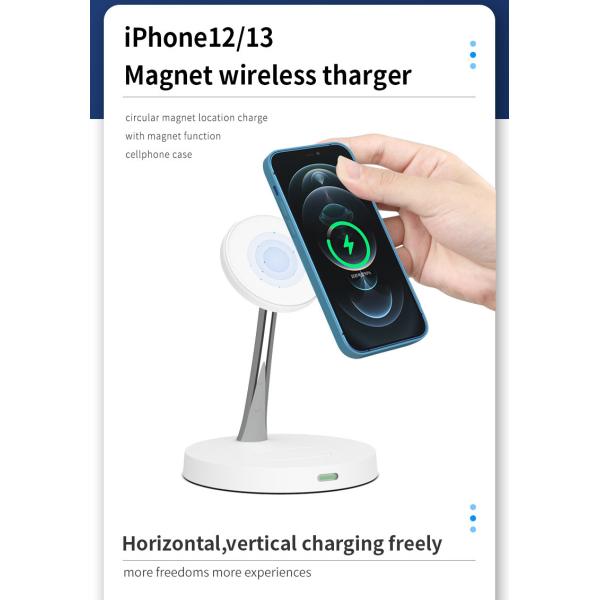 15W 3-In-1 Multifunctional Wireless Charging Stand