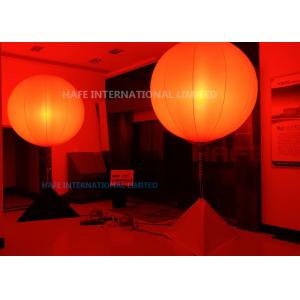 Cheap DMX Colored Inflatable Lighting Decoration Glow Balloons In Red Pink Yellow Orange 16 Colors for sale