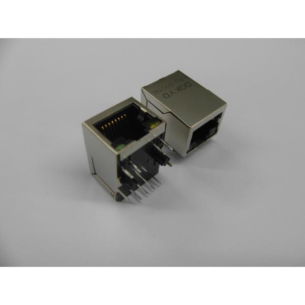 PoE Ethernet modular jack RJ45 with Transformer Single Port Telecom Connector,