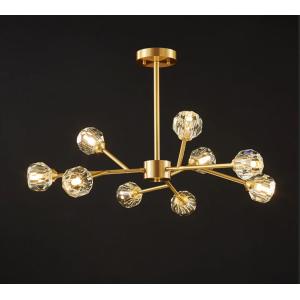 China Customizable Size Crystal Chandelier Gorgeous Yihaowo YH-1014-11 For Luxurious Spaces on sale