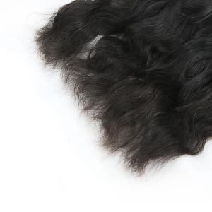 Smooth Healthy Natural Hair Weave Extensions Double Layers Sewing OEM Service