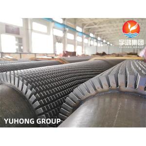 Welded Helical Spiral Serrated Finned Tube HFW Fin Tube For Heat Exchanger