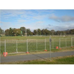 2.1m x 2.4m Temporary Security Fencing PVC Coated Low Carbon Steel Material