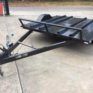 Cheap 8x6 Motor Bike Motorcycle Utility Trailer , Easy Load Tandem Axle Utility Trailer for sale