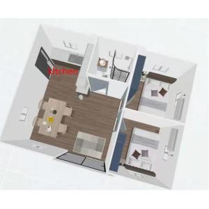 Folding Expandable Container House with PVC Sliding Window and 18mm MGO Board