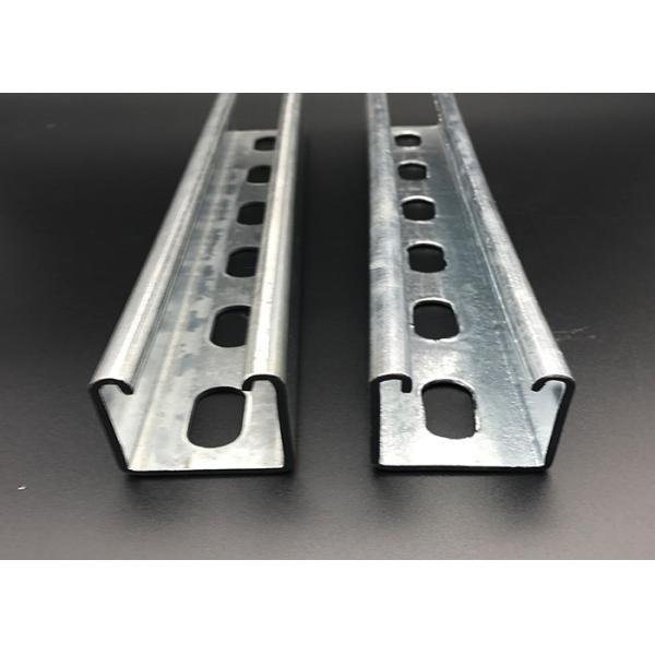 High Strength Strut Rail 41x41 41x21 Slotted Plain Hot Dip Galvanized Unistrut
