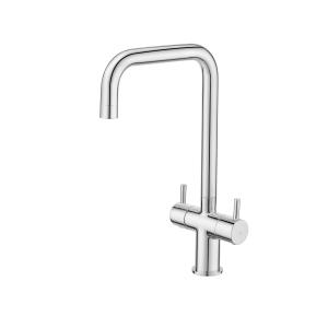 stylish space Modern Kitchen Faucets Double Handle Monobloc