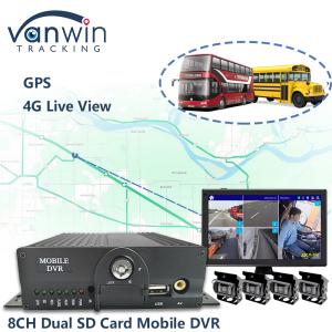 8CH AHD Dual SD Card Mobile DVR System 4G WIFI GPS MDVR For Live View