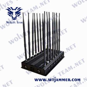 CDMA 35W Remote Control Signal Jammer GPS Lojack 16 Antennas