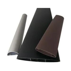 T5 Grey Powder Coated Aluminum Window Profiles Louver Blind 6063