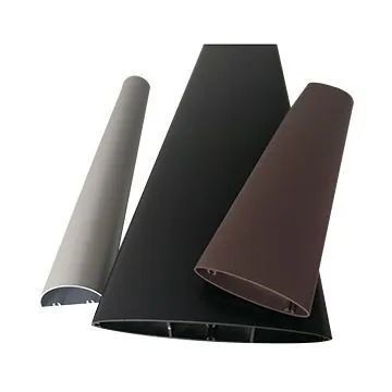 Quality T5 Grey Powder Coated Aluminum Window Profiles Louver Blind 6063 wholesale