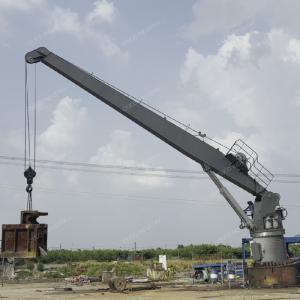20T 17M Unic Stiff Boom Marine Hydraulic Crane Robust Lifting Capacity