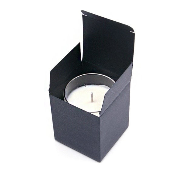 Quality black candle gift box  Custom tuck black candle paper box  cardboard candle color box wholesale
