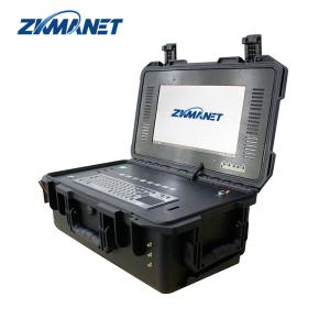 Portable Mobile Mesh Command Station Transceiver with 15.6-Inch HD Screen and