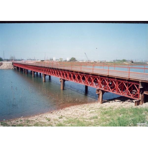 Quality 60m Compact Bailey Bridge Great Stability And Long Fatigue Life wholesale