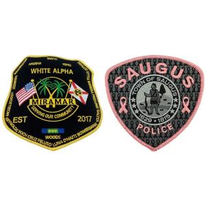 ODM Pantone Colours Custom Police Velcro Patches Clothing Accessory