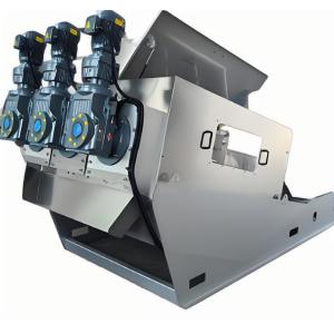 Combination of High-Efficiency Dual-Helical Screw Stacking Machine and Sludge