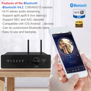 Dual Channel WiFi Bluetooth Stereo Receiver 100W High Power Two Channels Audio