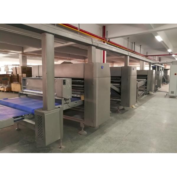 Industrial Pita Bread Production Line , Pita Making Machine For 15 Cm Diameter