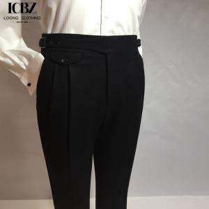 Support 7 Days Sample Order Lead Time Men's Worsted Woolen Trousers for Autumn