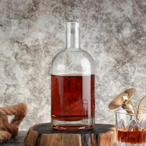 Rubber Stopper Sealing Type Glass Bottle for Customied Liquor Wine Whisky Vodka