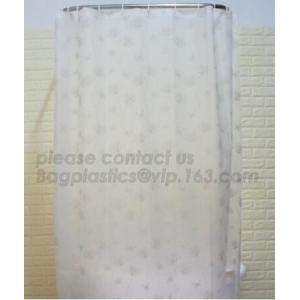 biodegradabwaterproof Eco-friendly Shower Curtain, PEVA materails Shower Liner,