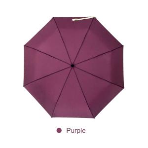 7 Oz Ultralight Umbrella Three Folding Umbrella With Zipper Case