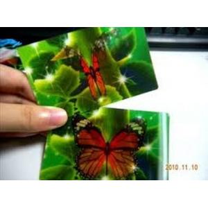 PLASTIC LENTICULAR 3D lenticular flip printing business offset printing card