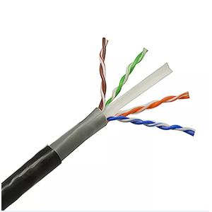 Outdoor Unshielded Cat6 Lan Cable 4 Pairs Twisted Network Cable