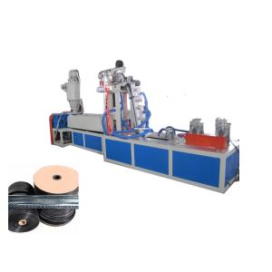 Cheap PE PP Drip Irrigation Pipe Making Machine / Tape Making Machine PLC Control 0.12 - 0.15mm for sale
