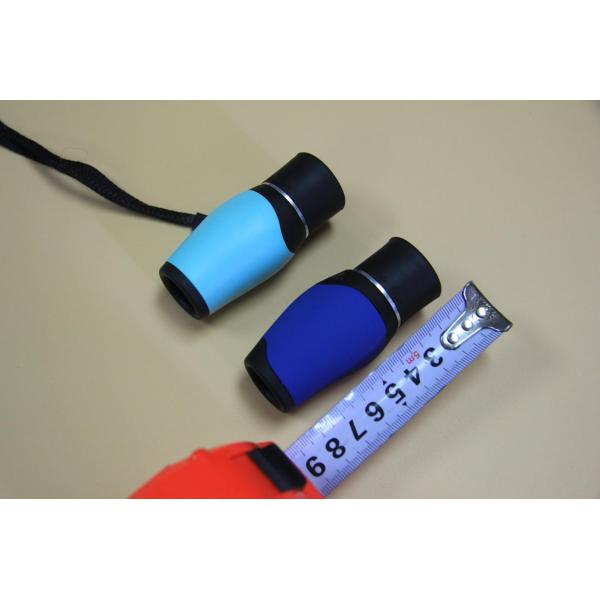 6x18 Cute Blue Color Mini Monocular Telescope 10.5mm Eye Relief With Rubber Eye Cup