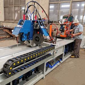 Automatic 6 Sides Warehouse Upright Storage Shelf Beam Welding Machine