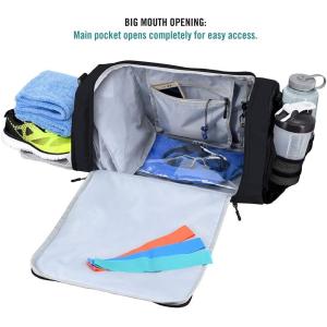ULTIMATE GYM BAG 2.0: THE DURABLE CROWDSOURCE DESIGNED DUFFEL BAG WITH 10