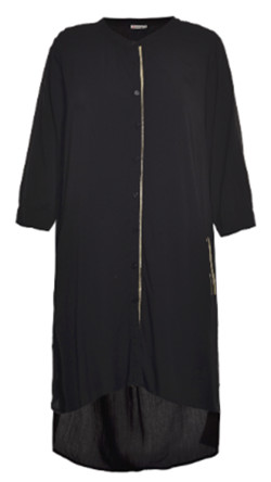 Quality Women'S Long Chiffon Dresses Round Neck With Buttons And Silver Strap In Front wholesale