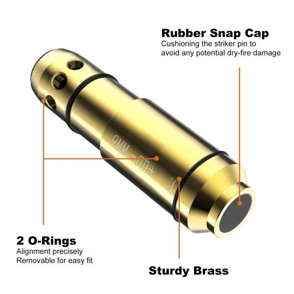 9MM Laser Training Cartridge Class IIIA Red Laser Bore Sight